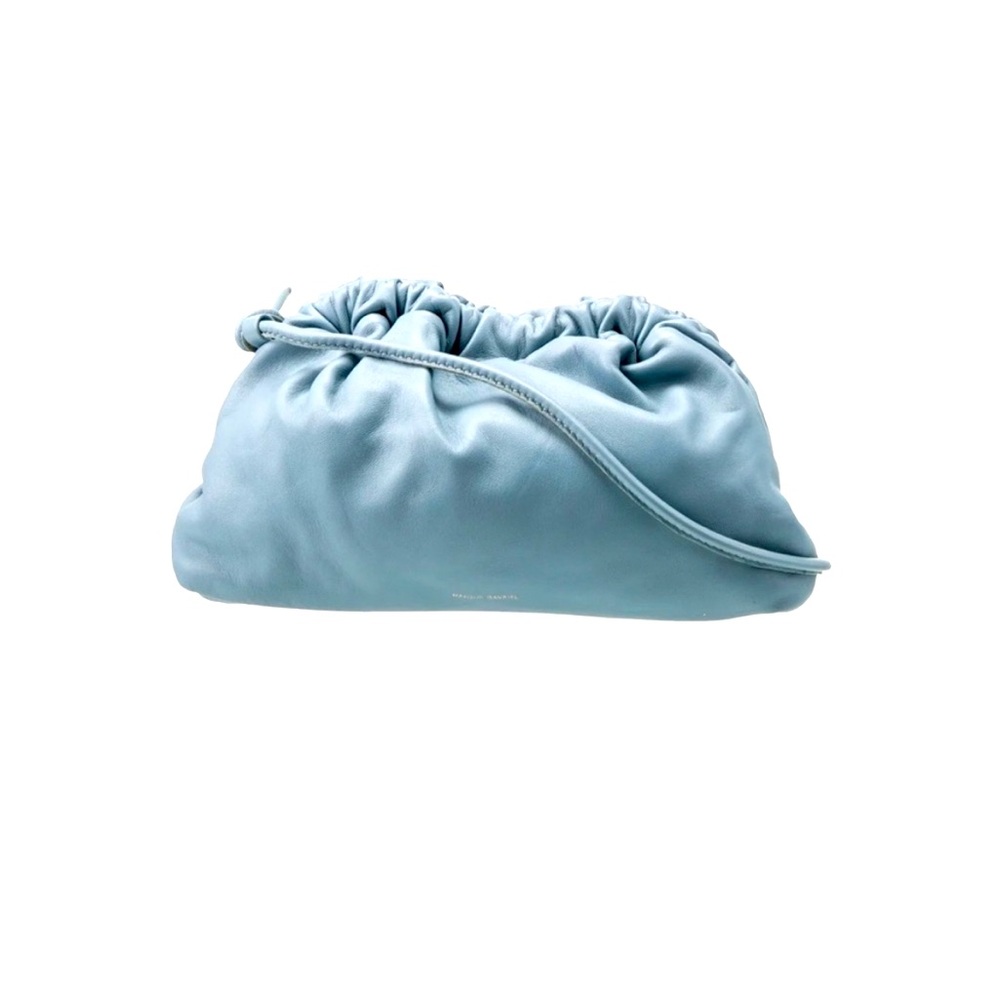 Mansur Gavriel Light Blue mini cloud Clutch